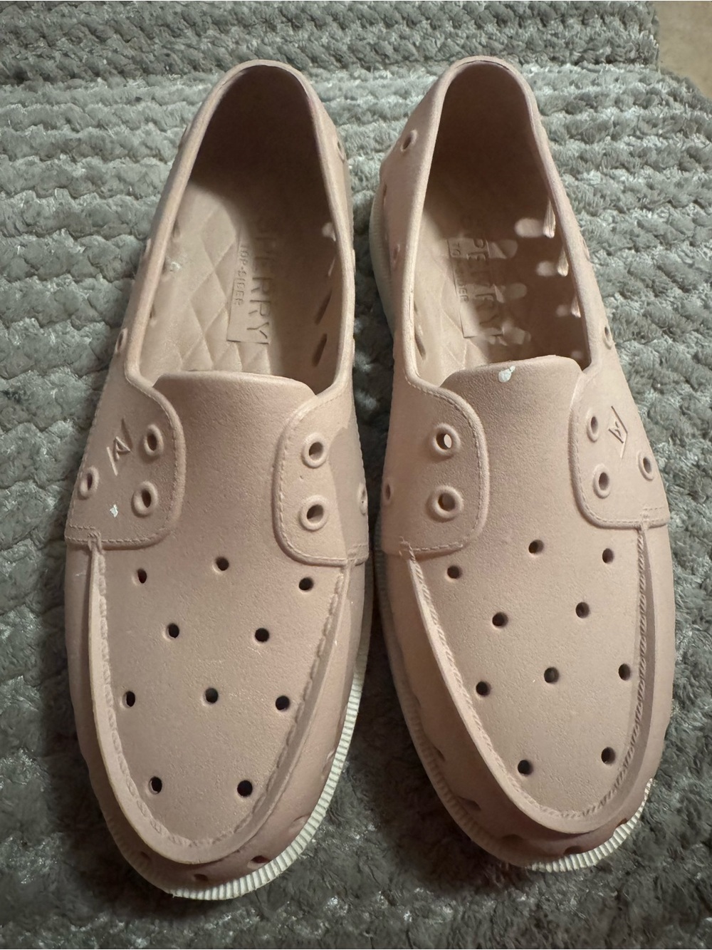 Sperry Women's Light Pink Slip-On Boat Shoes